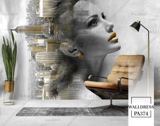 پوستر دیواری تصویر سازی چهره