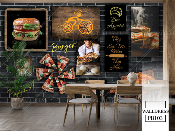 پوستر فست فود