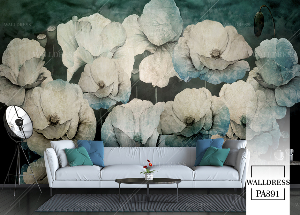 طرح گل درشت