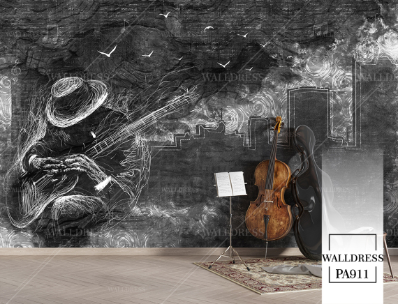 پوستر دیواری موزیک