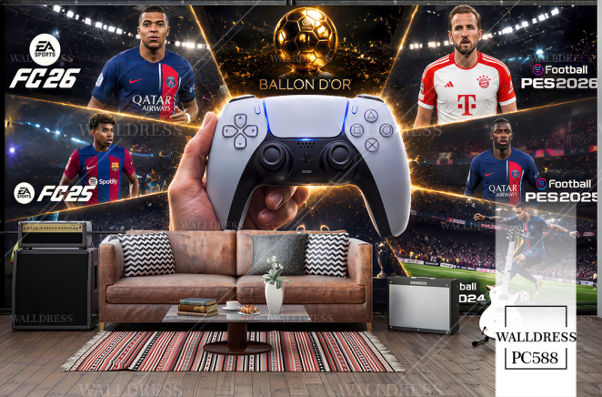پوستر دیواری بازی های فوتبالی PES و FC