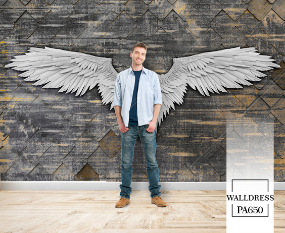 طرح‌های پوستر دیواری پر و بال فرشته؛ جلوه‌ای لطیف و هنری