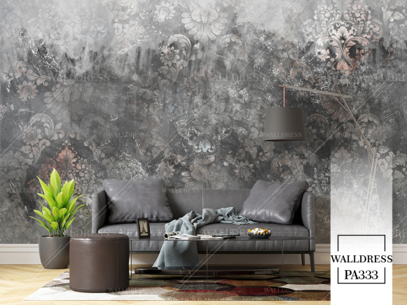 پوستر دیواری طرح داماسک