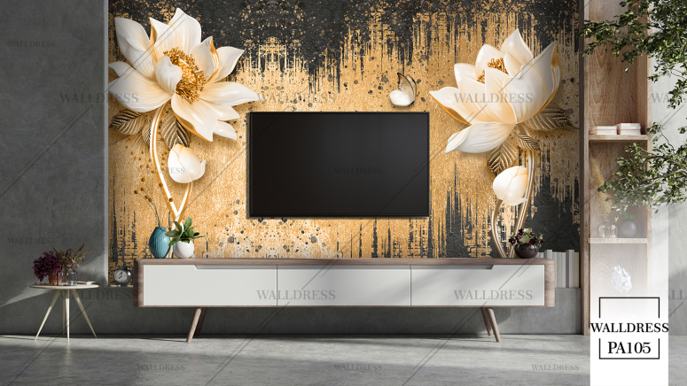 طرح‌های TV WALL پشت تلوزیون