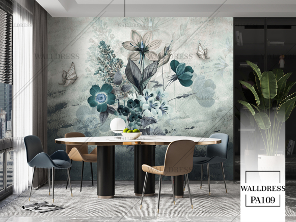 طرح گل درشت