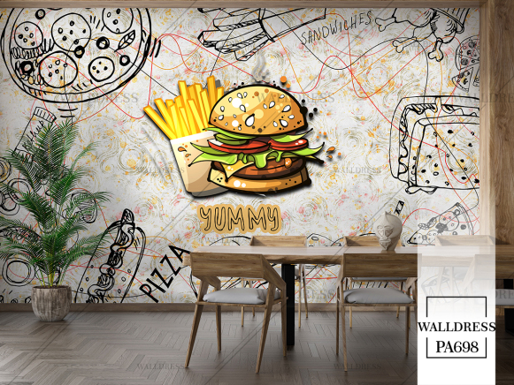 پوستر فست فود