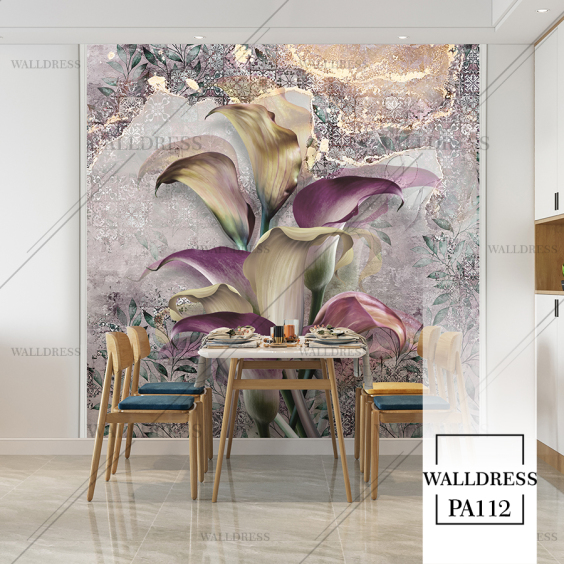 طرح گل درشت