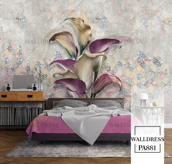 طرح گل درشت