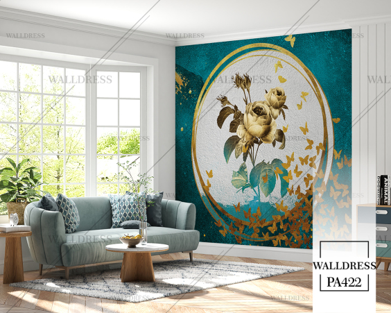 طرح گل درشت