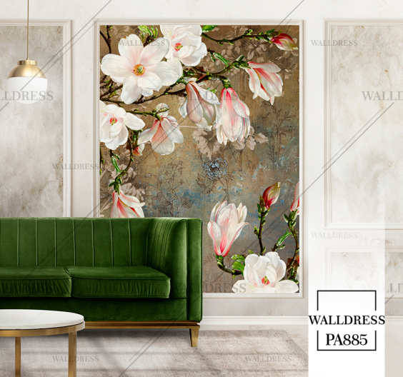 طرح گل درشت