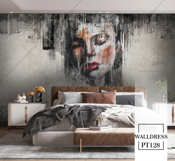 پوستر دیواری تصویر سازی چهره