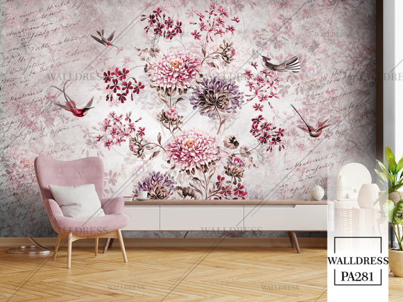 طرح گل درشت