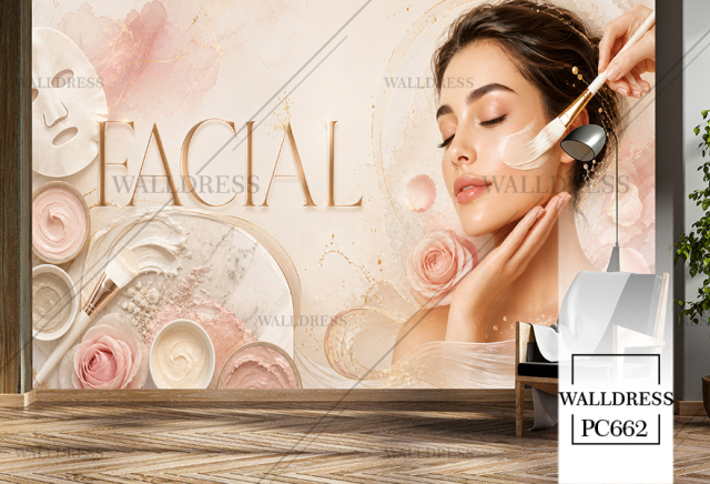 پوستنر دیواری برای سالن پاکسازی پوست فشیال