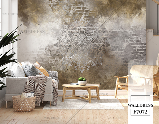 پوستر دیواری طرح داماسک