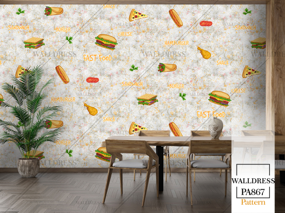 پوستر فست فود