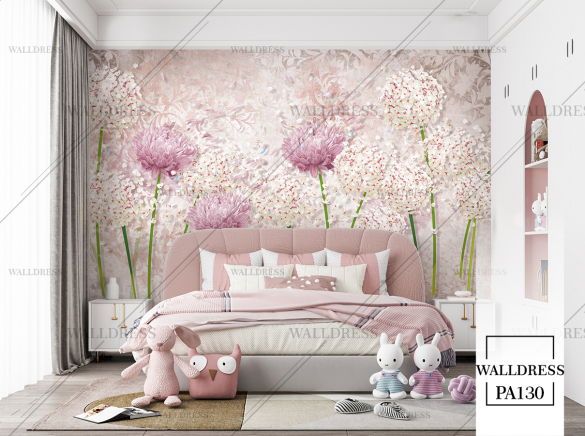 طرح گل درشت