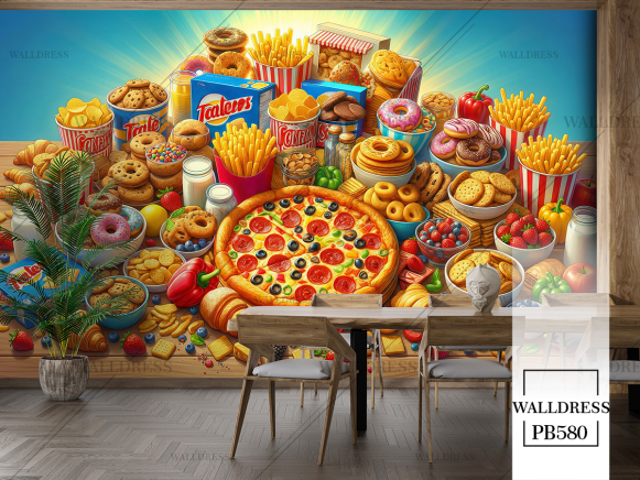 طرح نقاشی پیترا برای چاپ پوستر دیواری