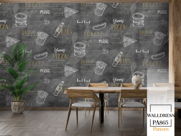 پوستر فست فود