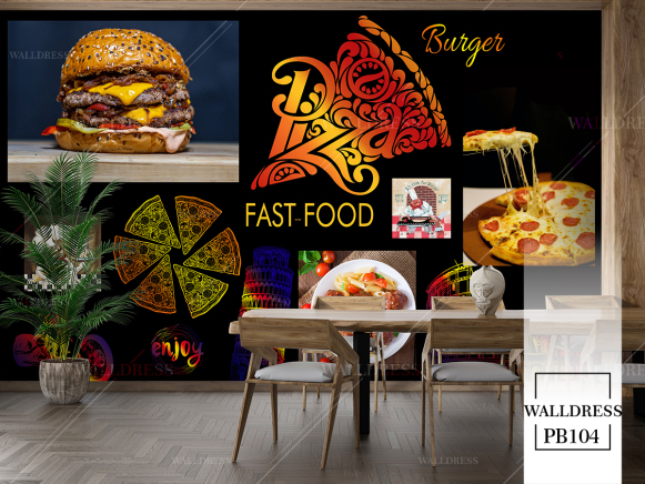 پوستر فست فود