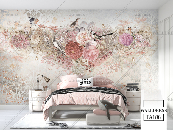 طرح گل درشت