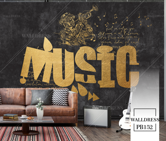پوستر دیواری موزیک