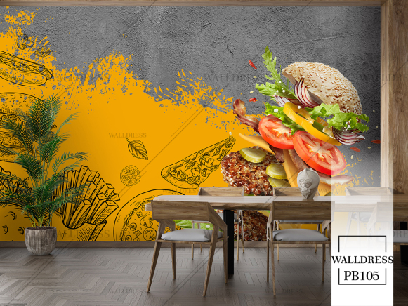 پوستر فست فود