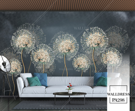 طرح گل درشت