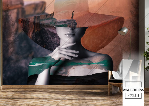 پوستر دیواری تصویر سازی چهره