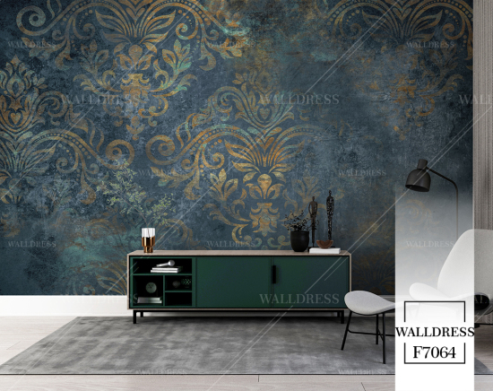 پوستر دیواری طرح داماسک