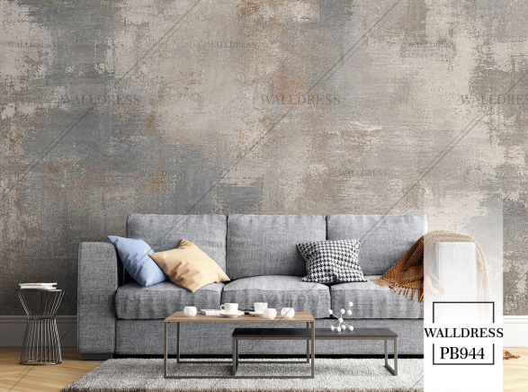 طرح جدید پتینه ای سیمانی برای پوستر دیواری