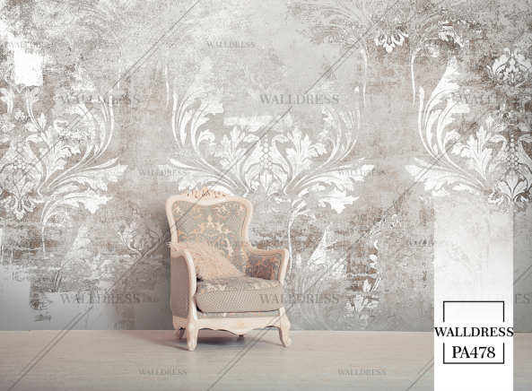 پوستر دیواری طرح داماسک