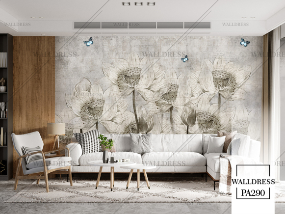 طرح گل درشت