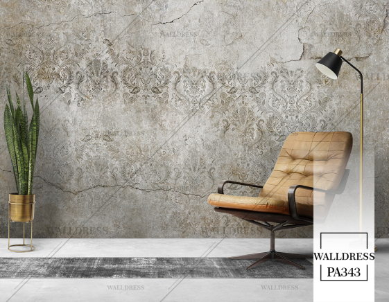 پوستر دیواری طرح داماسک