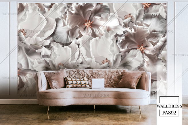 طرح گل درشت