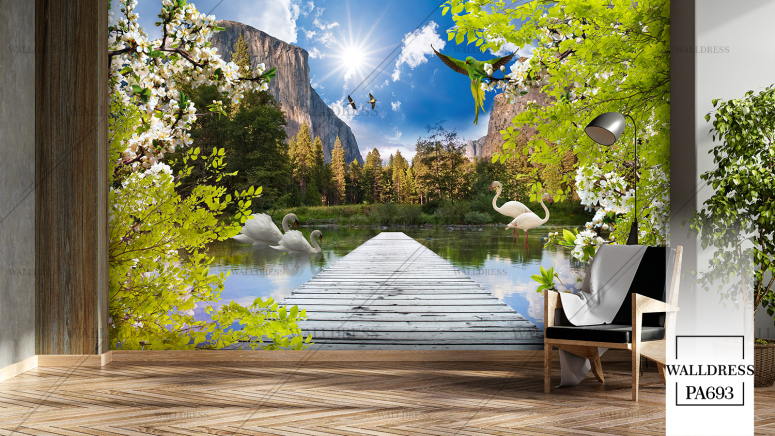 مناظر طبیعی با حس تازگی و آرامش