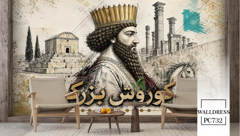 آرامگاه کوروش بزرگ و تخت جمشید برای پوستر دیواری