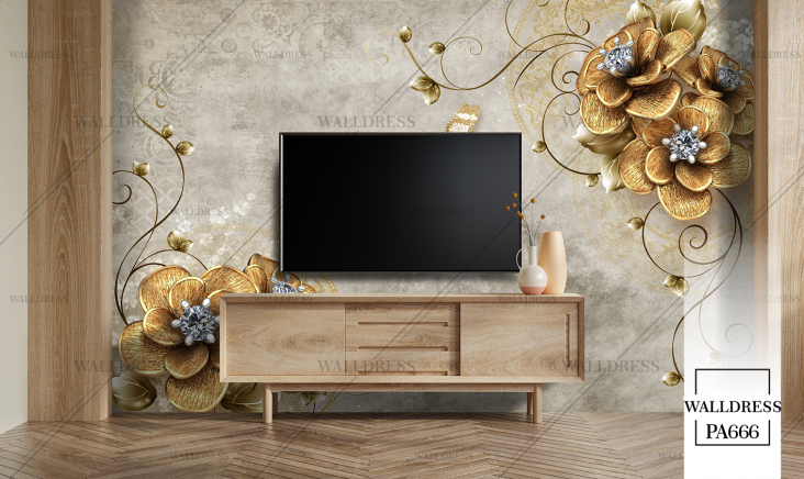 طرح‌های TV WALL پشت تلوزیون