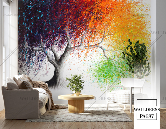 پوستر دیواری درخت