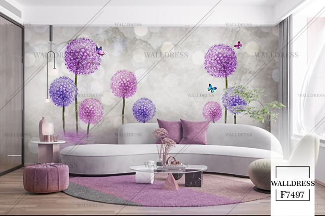 طرح گل درشت