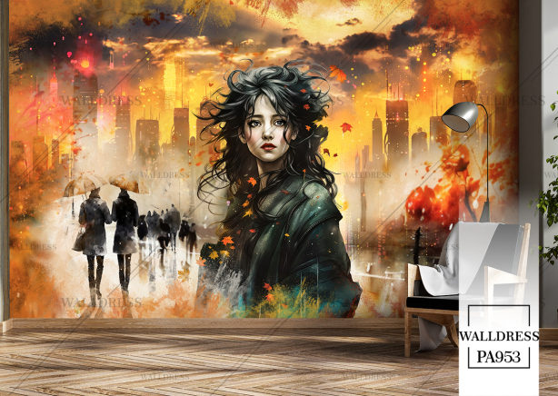 پوستر دیواری تصویر سازی چهره