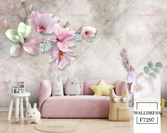 طرح گل درشت