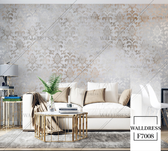 پوستر دیواری طرح داماسک