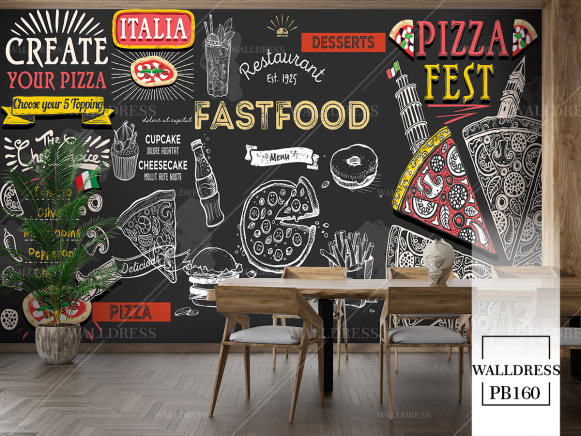 پوستر فست فود