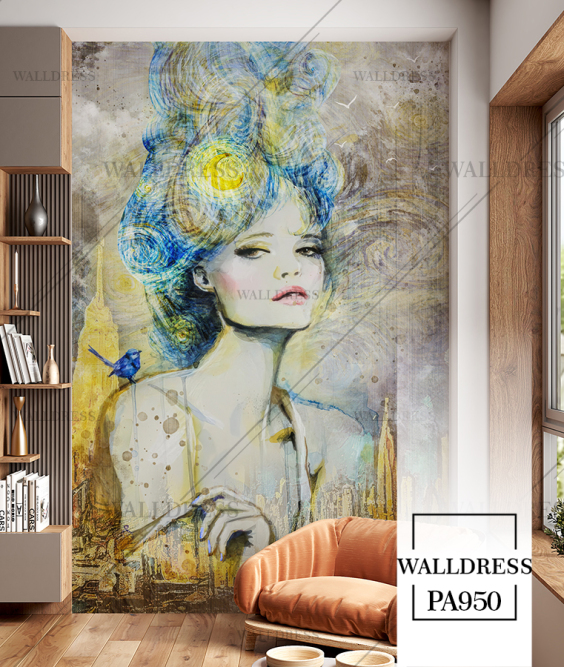 پوستر دیواری تصویر سازی چهره