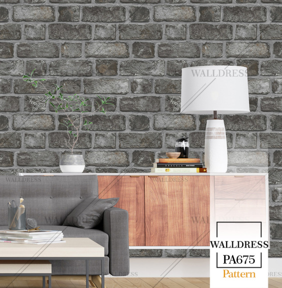 طرح دیوار آجری