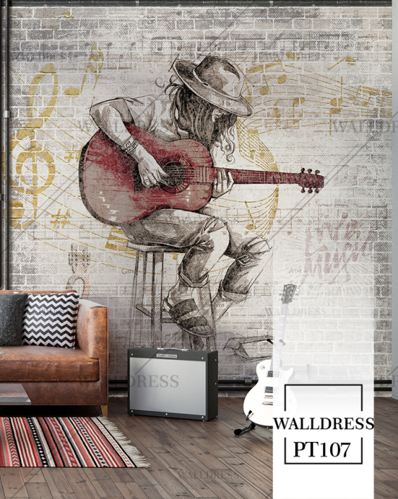 پوستر دیواری موزیک